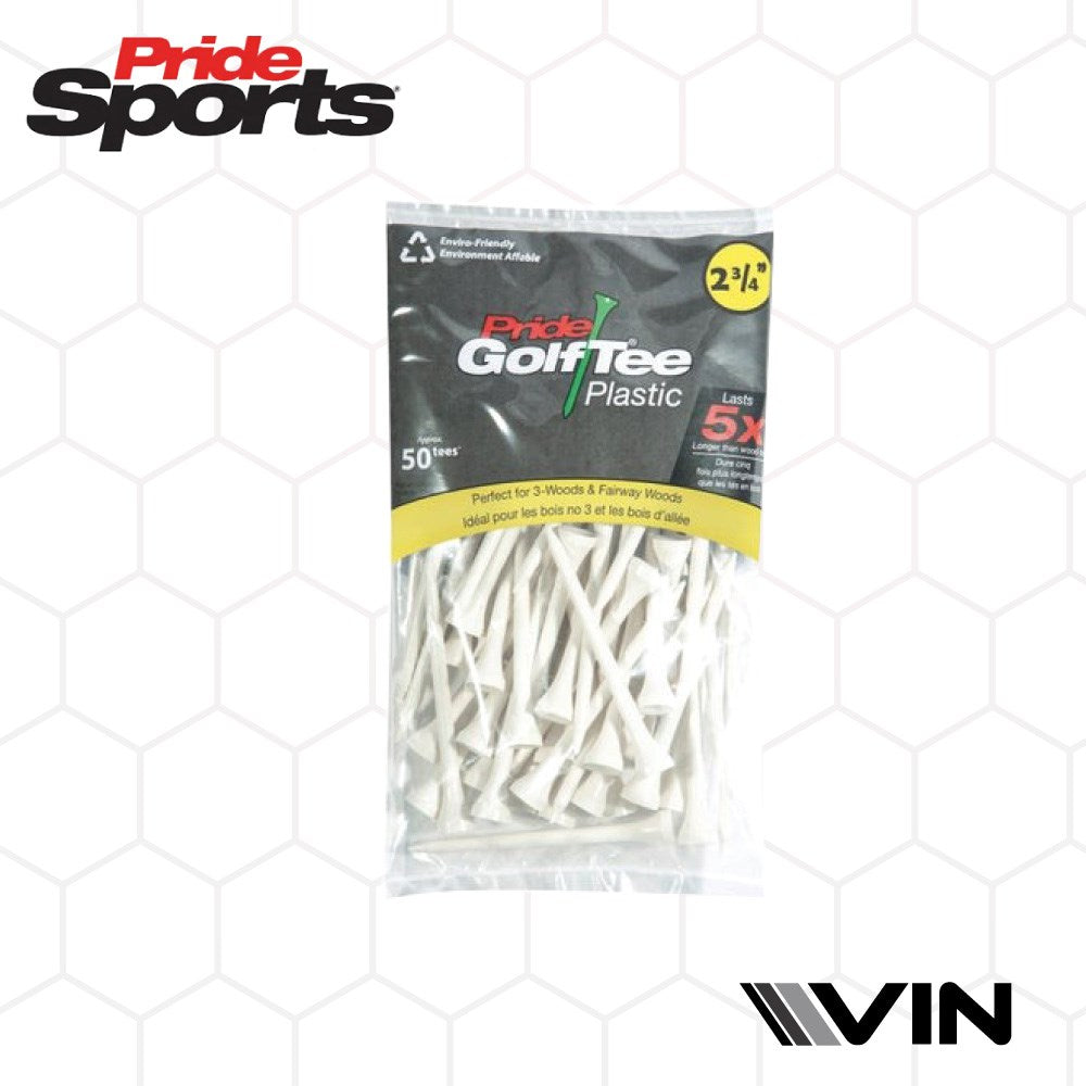 Pride Sports - Plastic Tee - Plastic Golf Tees 2.34 (50Pc)