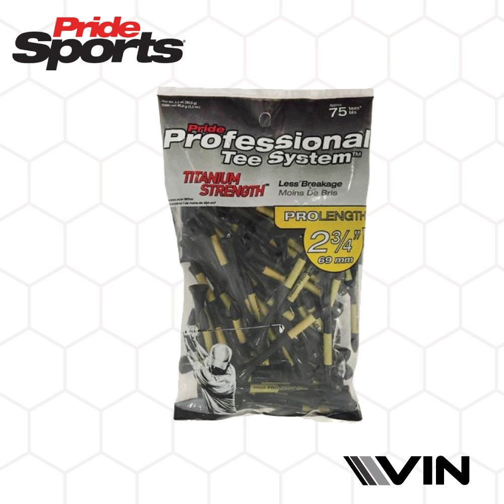Pride Sports - Wooden Tee - PTS Titanium 2.34 (75Pc)